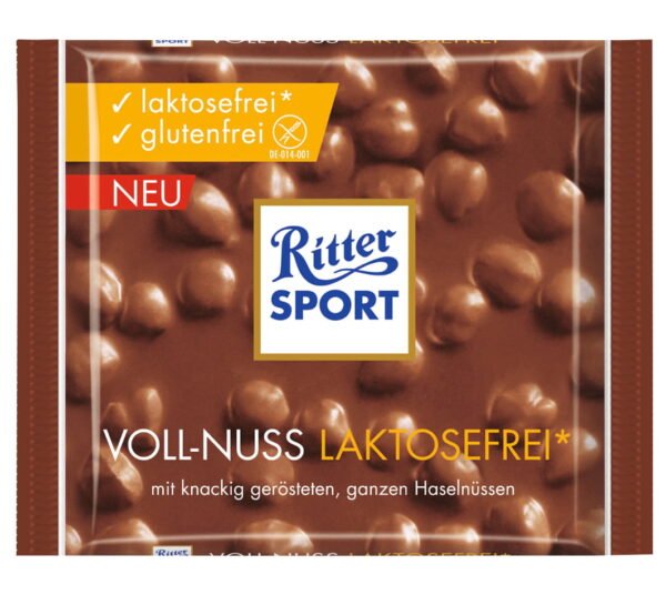 Ritter Sport  Nuss laktosefrei  100g x 10