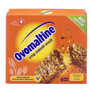 Ovomaltine  Crisp müesli snack  6x25g x 12