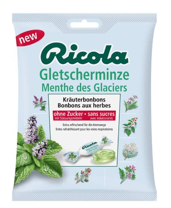 Ricola  Gletscherminze  125g  Btl. x 12