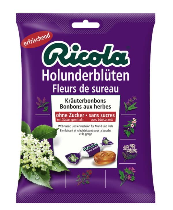 Ricola  Holunderblüten  125g  Btl. x 12