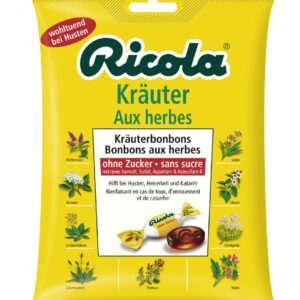 Ricola  Kräuter  125g  Btl. x 12