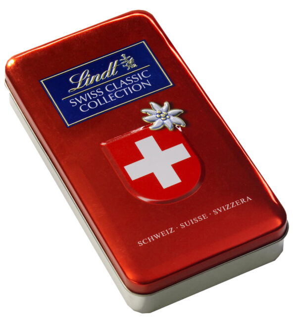 Lindt Swiss Coll.  Schweizer Kreuz  185g  Box x 8