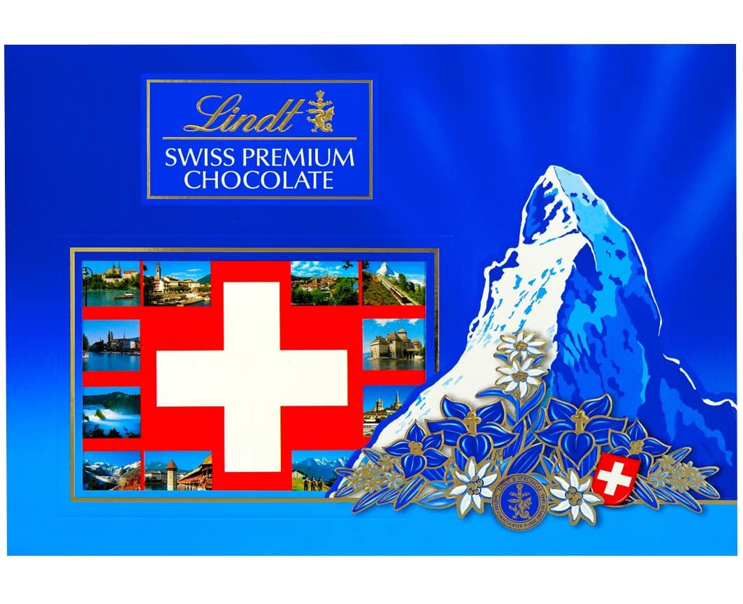 Lindt  Etui ass.+ Karte  197g x 6