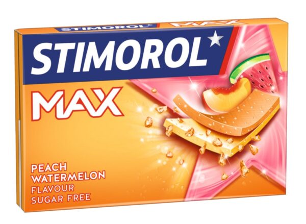 Stimorol MAX  Peach Watermelon  23g x 18