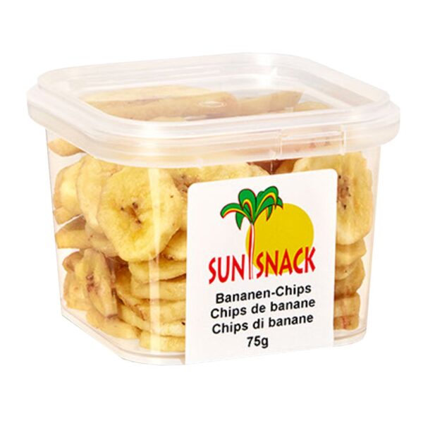 Sun-Snack  Bananen-Chips  75g  Do x 6