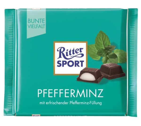 Ritter Sport  Pfefferminz  100g x 12