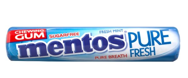 Mentos Gum  Pure Fresh Freshmint  15g x 24