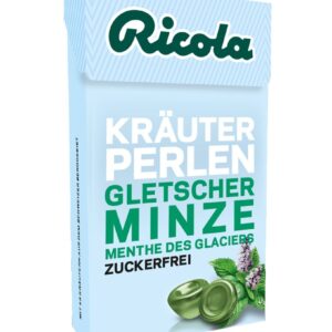 Ricola Pearls Gletscherminze 25g Box x 16