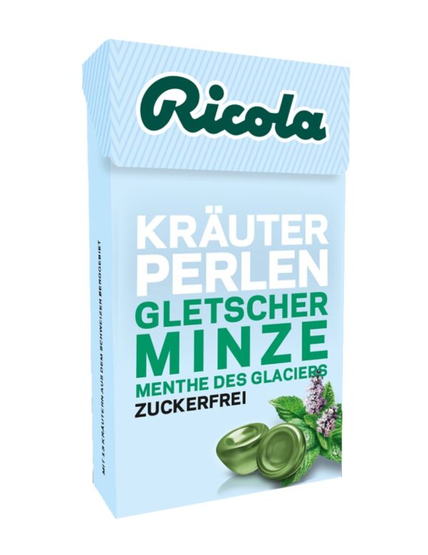 Ricola Pearls Gletscherminze 25g Box x 16