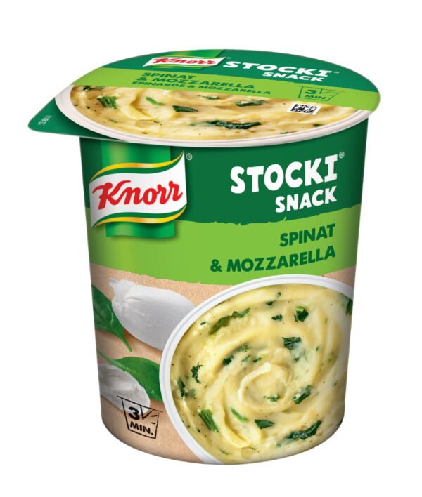 Knorr Stocki Snack Spinat&Mozzarella 47g Cup x 8