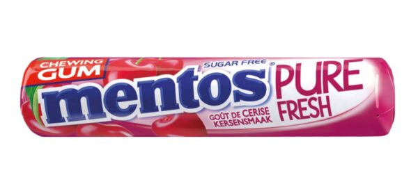 Mentos Gum Pure Fresh Cherry 15g x 24