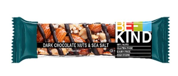 BE KIND Dark Choc Nuts&Salt 40g x 12