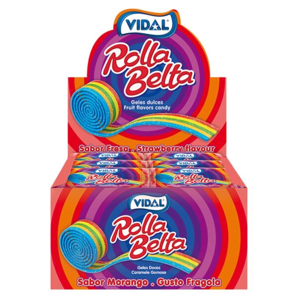 Vidal Rolla Belta Multicolor 20g x 24