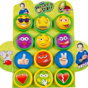 Whats's Up Emoji Badge Schnuller 15gramm 12 Nuggis