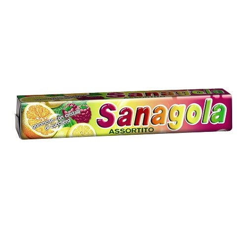 Sanagola Frucht Sticks 20 Stück mit 30 gramm Bonbons