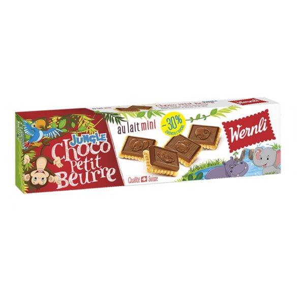 Wernli Choco PB Jungle 125g x 16