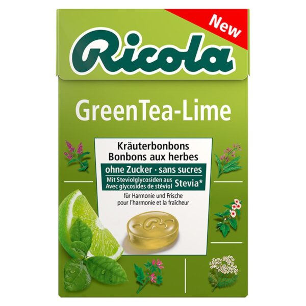 Ricola Box Green Tea-Lime 50g x 20
