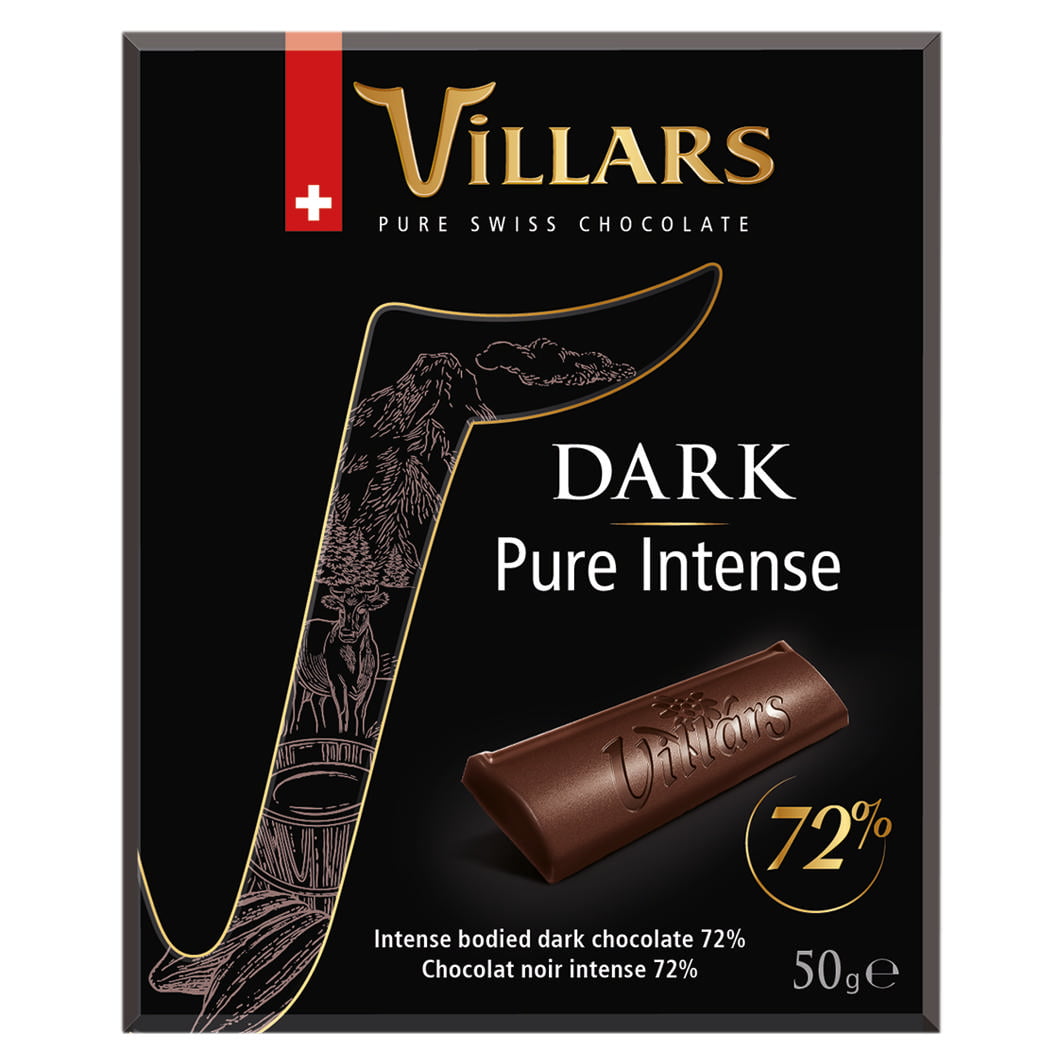 Villars Pure Dark 72% 50g x 20
