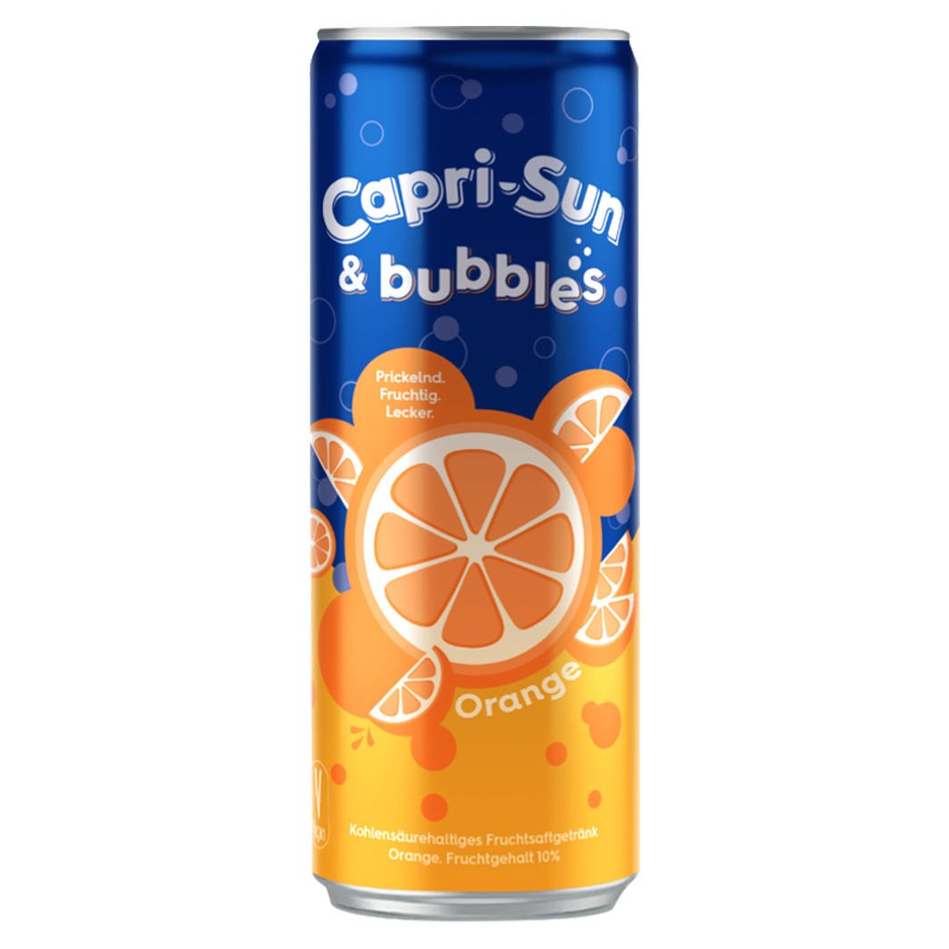 Capri-Sun Bubbles Orange 330ml Do. x 12