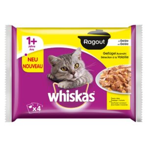 Whiskas Ragout Geflügel 4x85g Btl. x 13