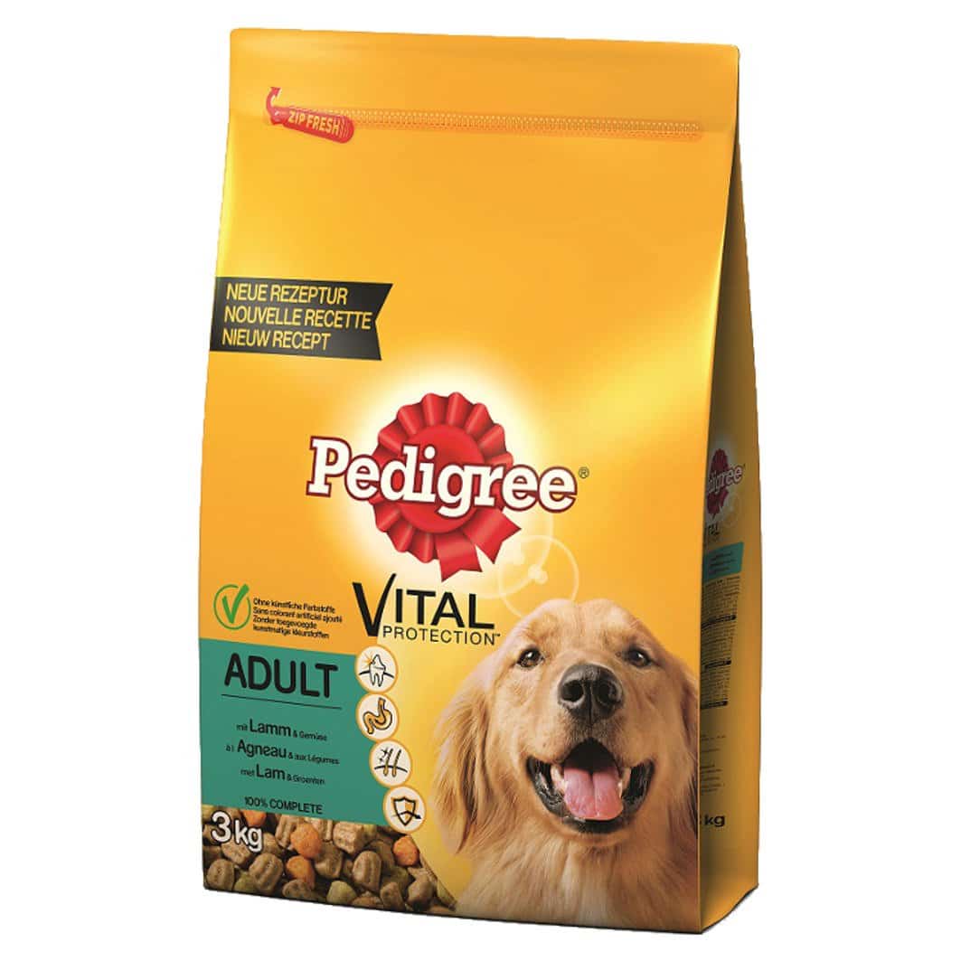 Pedigree Adult Lamm 3kg Btl. x 3