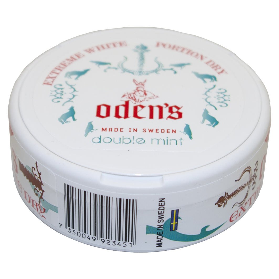 Oden's Double Mint White Dry Portionen 10g Do x 10