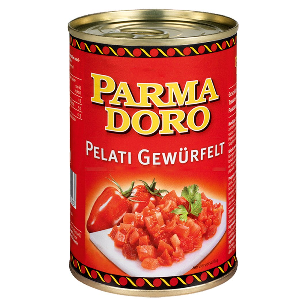 Parmadoro Pelati gewürfelt 395g Do x 12