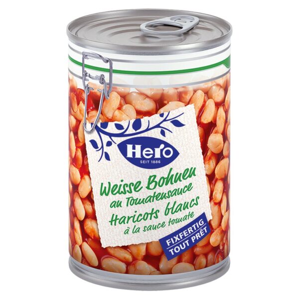 Hero Weisse Bohnen 440g Do x 6