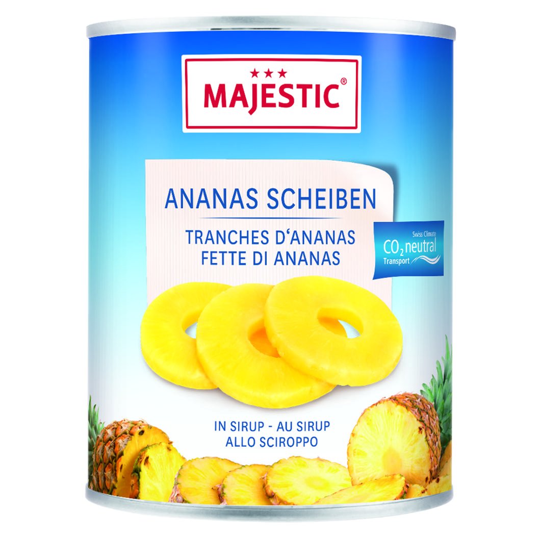 Majestic Ananas-Scheiben 565g Do x 6