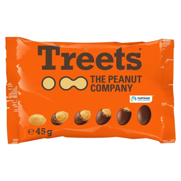 Treets Peanut Milk Chocolat 45g Btl. x 24