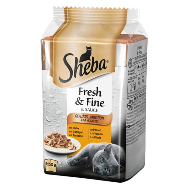 Sheba Fresh&Fine Geflügel 6x50g Schale x 12