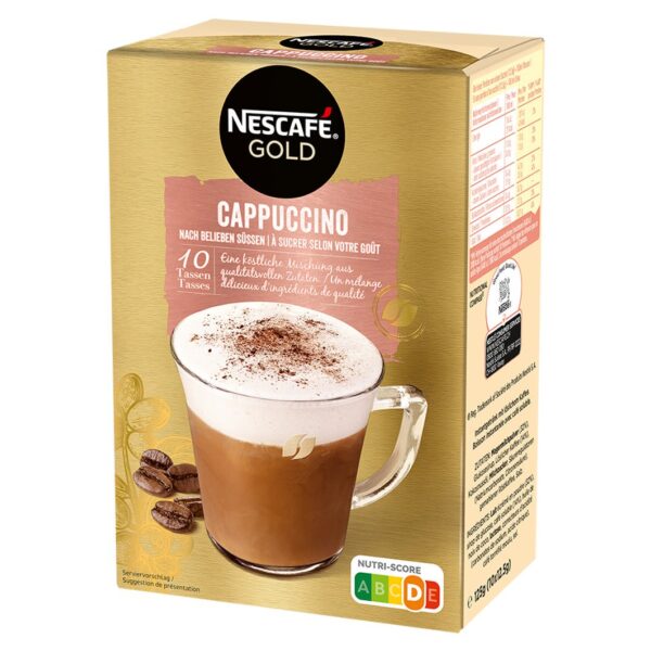 Nescafé Gold Cappuccino 10x12.5g x 6