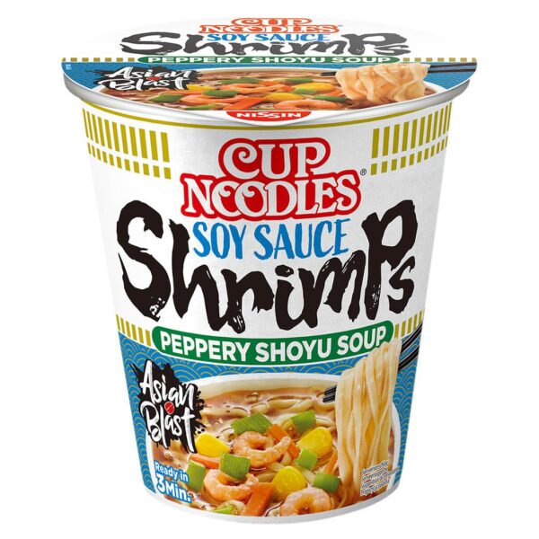 Nissin Noodles Shrimps 63g Cup x 8