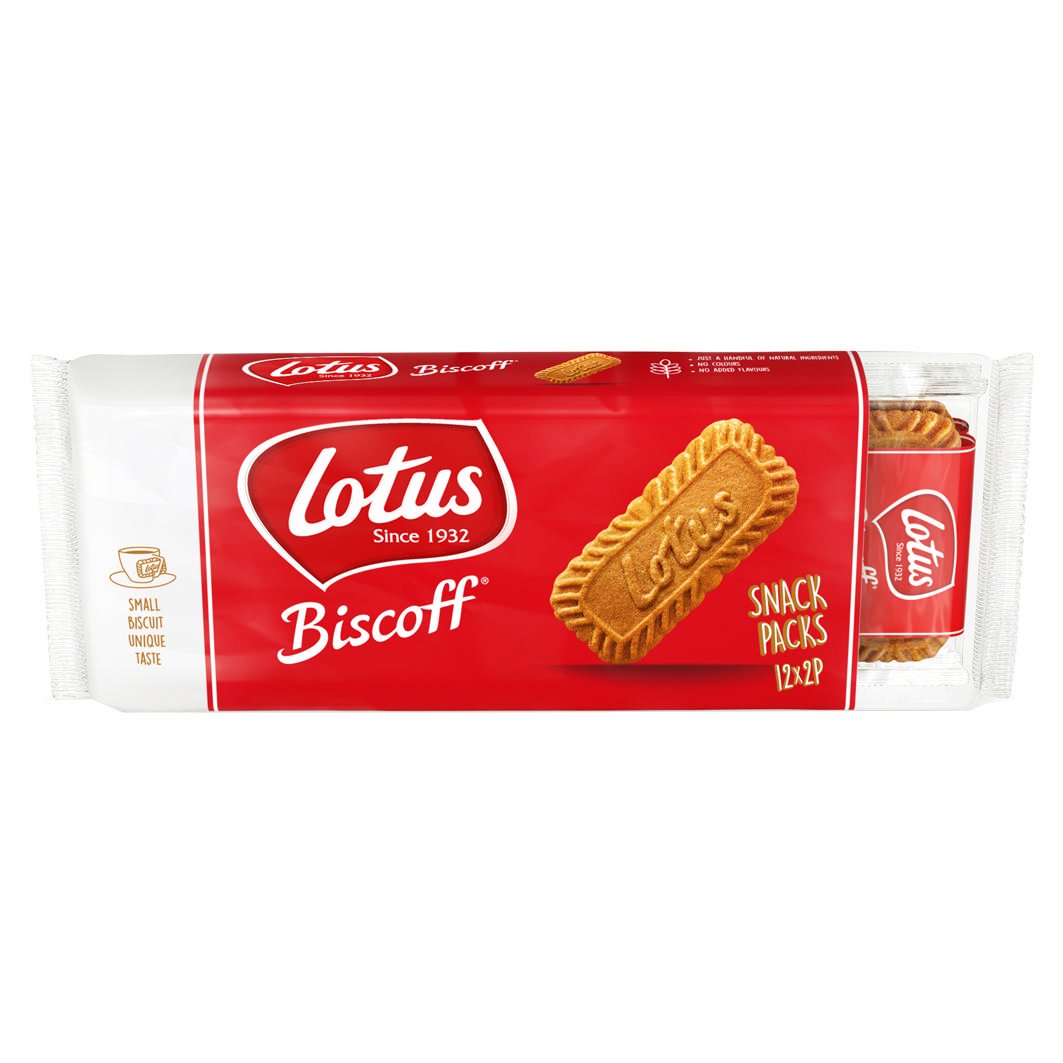 Lotus Biscoff Caramel 186g Pocket x 12