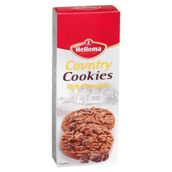 Hellema Cookies Schokolade 150g x 12