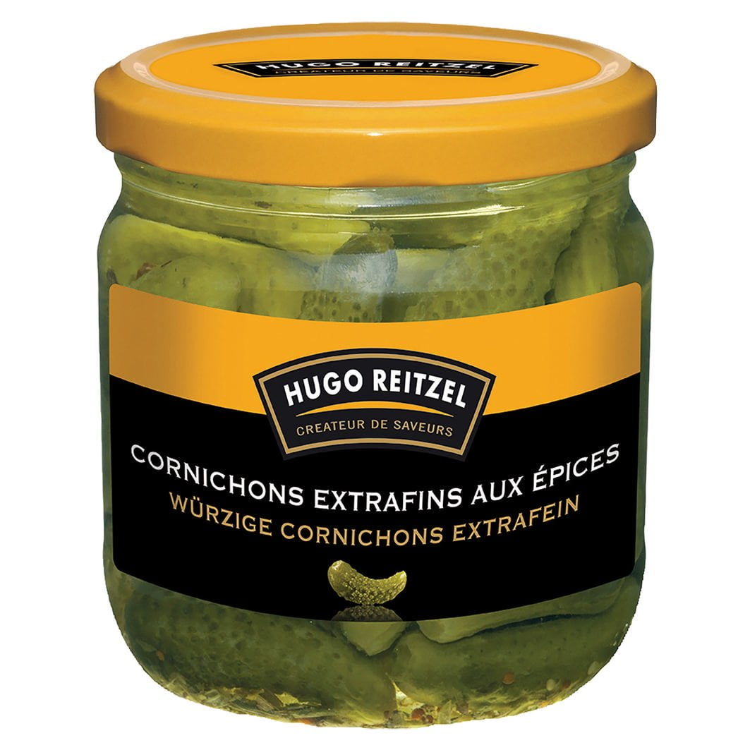 Hugo Reitzel Cornichons extrafein 200g Glas x 6