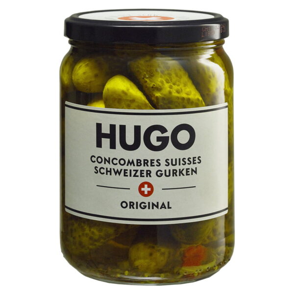 Hugo Schweizer Gurken 430g Glas x 6