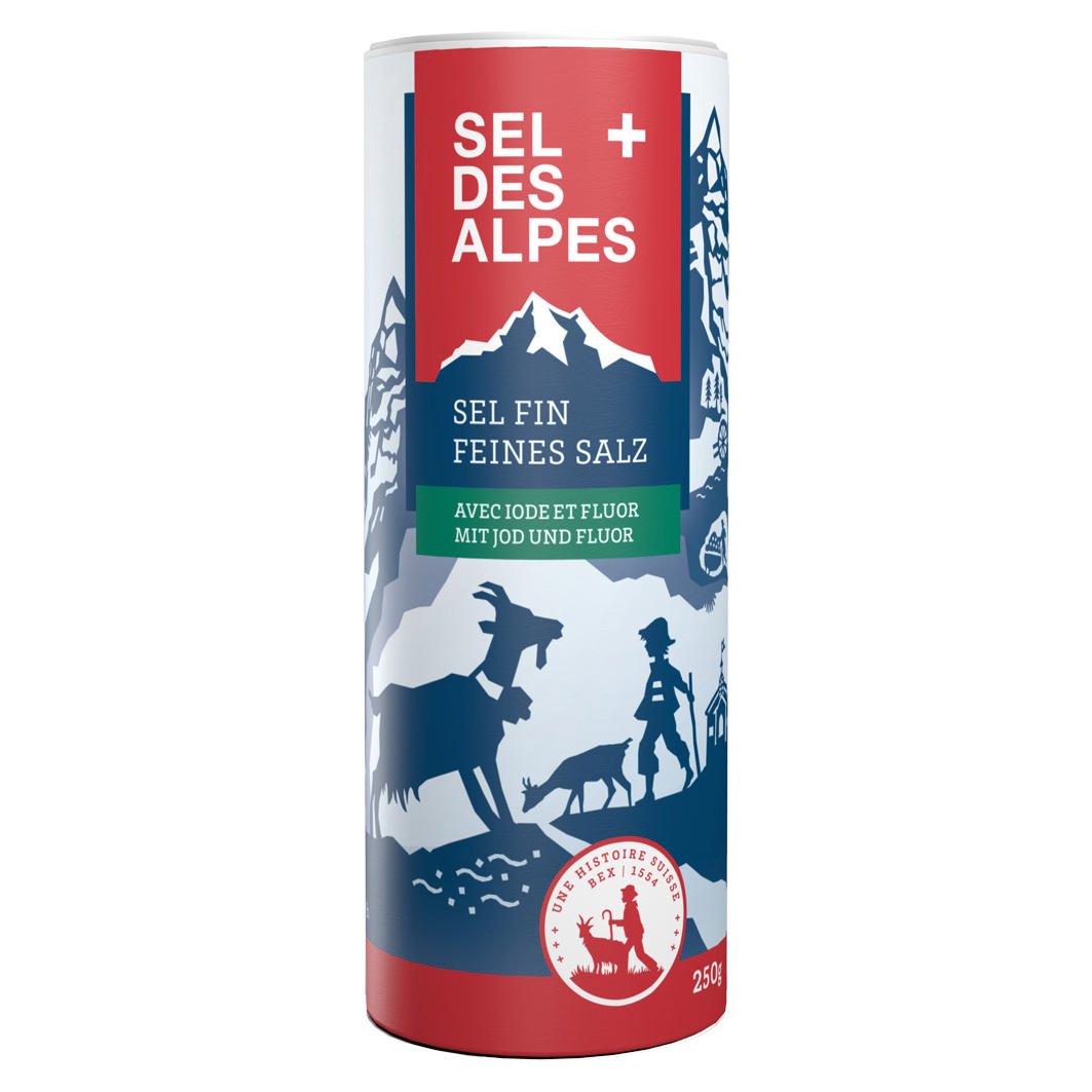Sel des Alpes Feines Salz 250g x 12