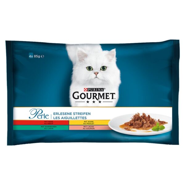 Purina Gourmet Perle Erlesene Streifen 4x85g x 12