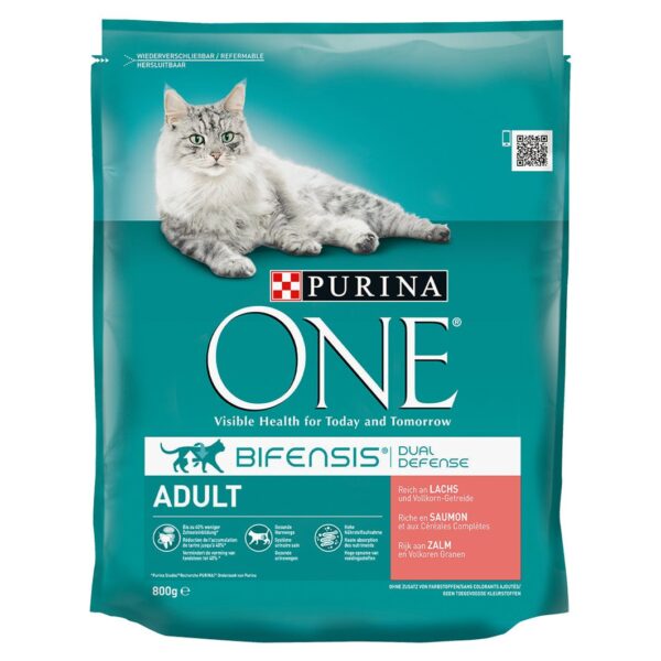 Purina One Adult Lachs 800g x 8