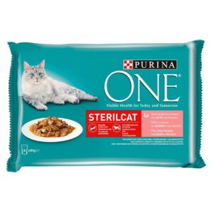 Purina One Sterilcat Lachs 4x85g x 12