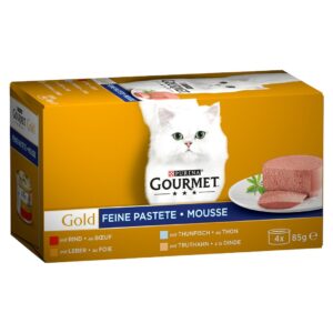 Purina Gourmet Gold Pastete 4x85g x 12