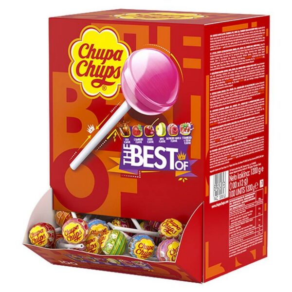 Chupa Chups Box The Best of 100 Lollipop
