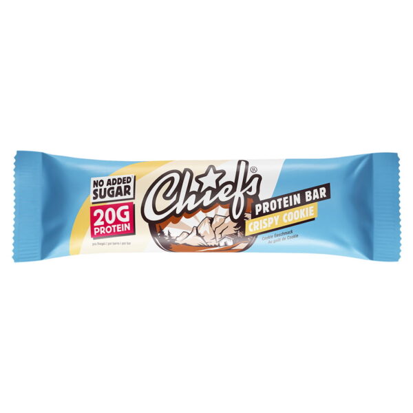 Chiefs Protein Bar Crispy Cookie 55g x 12