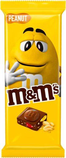 M&M's Tablet Peanut 165g 16 Schokoladen Tafeln