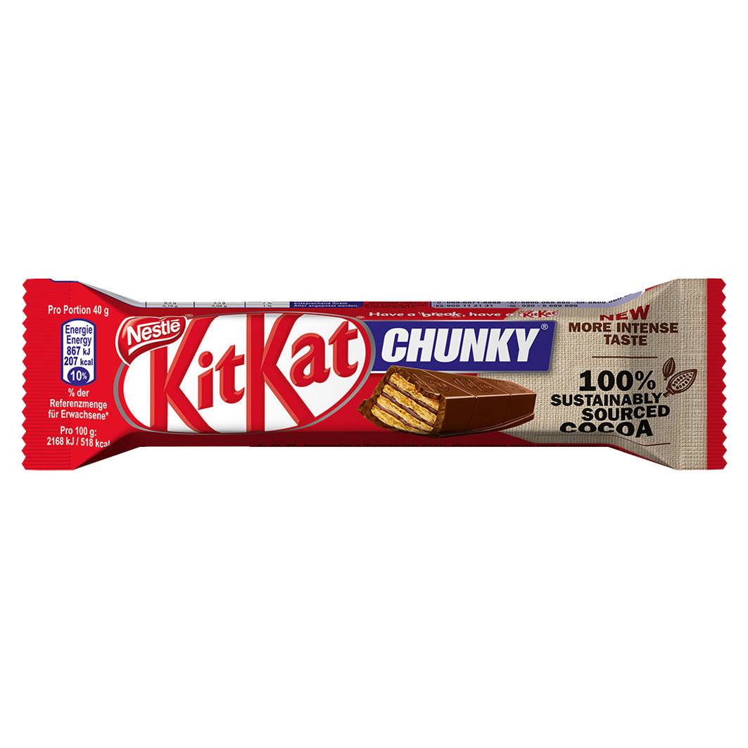 KitKat Chunky 24 Riegel Milchschokolade Caramel