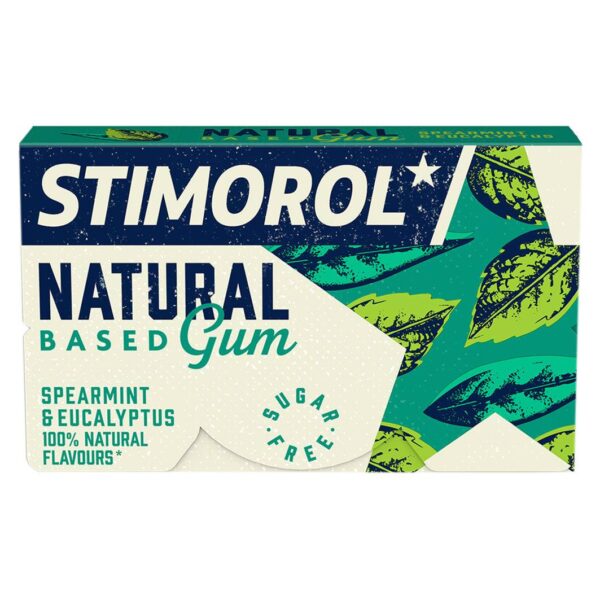 Stimorol Natural Spearmint & Eucalyptus 16 Packungen Kaugummi