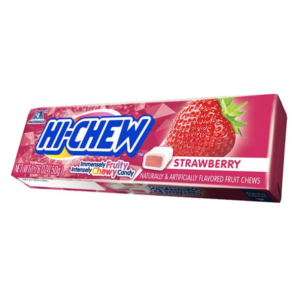 HI-CHEW Strawberry Kaugummi 50 Gramm 15 Packungen