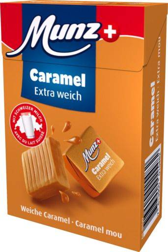 Munz Caramel extra Weich 60 gramm 12 Packungen