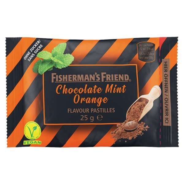 Fisherman's Friend Chocolate Mint Orange 24 Beutel